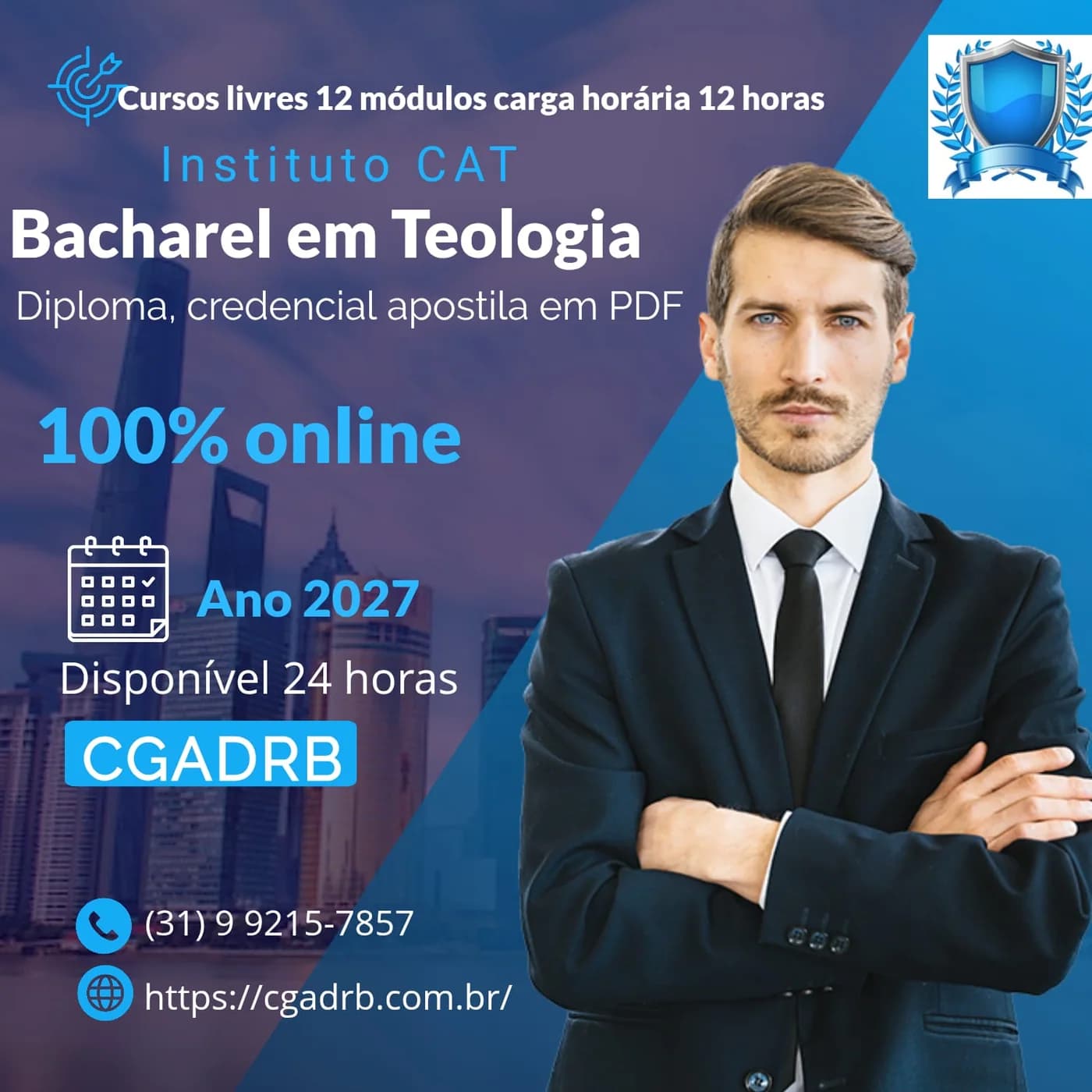 Capa do Curso Avançado de Teologia