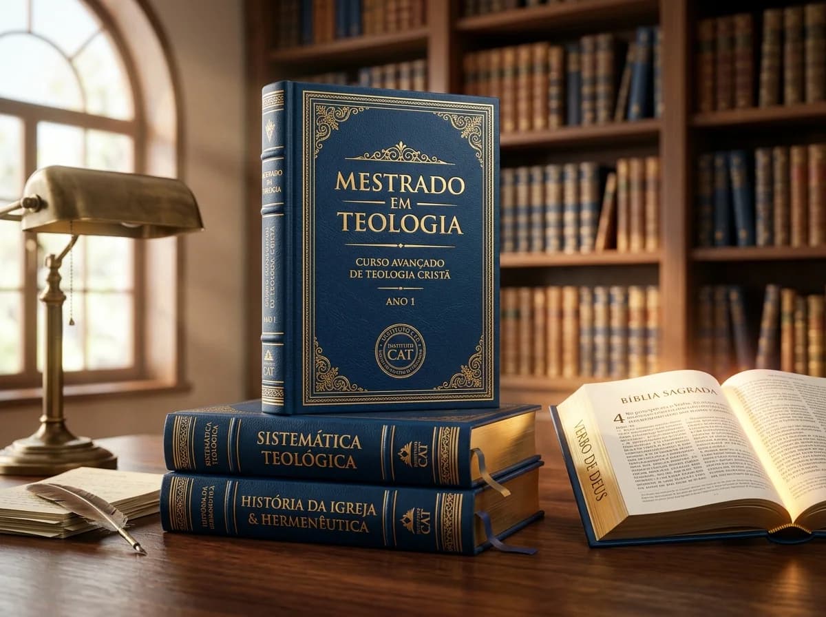 Livros físicos do curso de teologia
